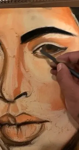 Underpainting in progress