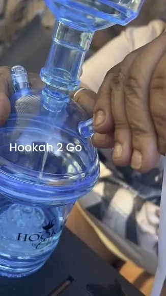 Hookah by Cece portable unit in hand