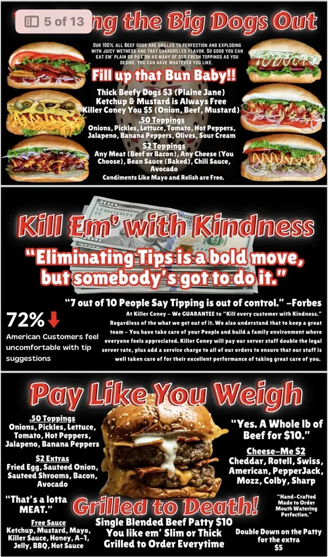 Killer Coney no-tipping model page