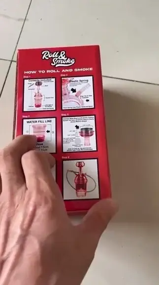 Roll and Smoke carton instruction panel