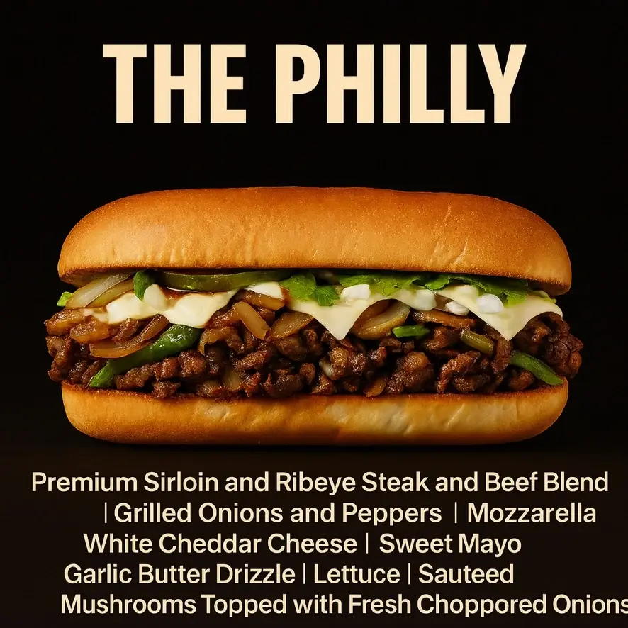 The Philly cheesesteak