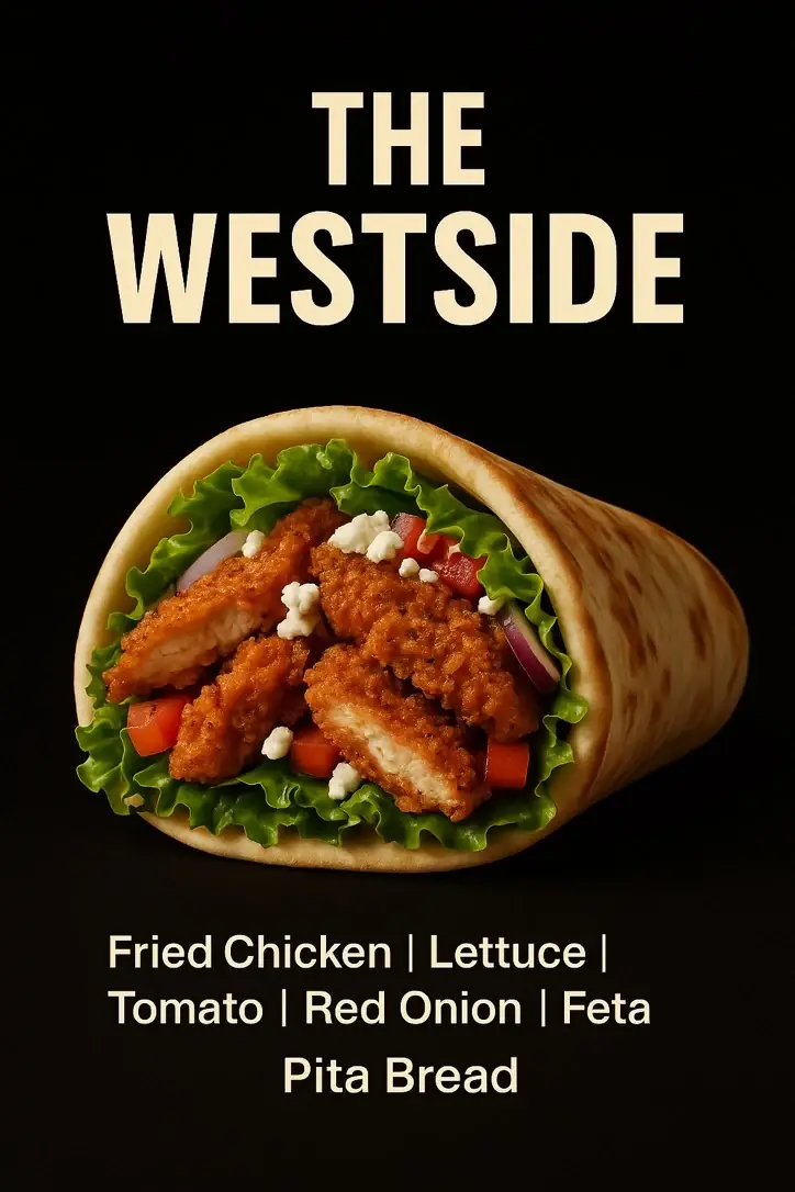 The Westside pita wrap